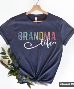 leopard grandma life shirt personalized t shirt for mothers day gifts new mimi nana gigi tee for grandmother 4howb