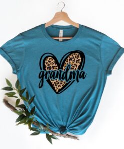 leopard grandma shirt blessed mama shirt love grandma mom life shirt funny mothers day gift for best mom ever rsebo