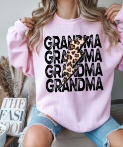 leopard grandma t shirt for new grandmas cute nana sweatshirt gift unique grandma life apparel 3dwk0