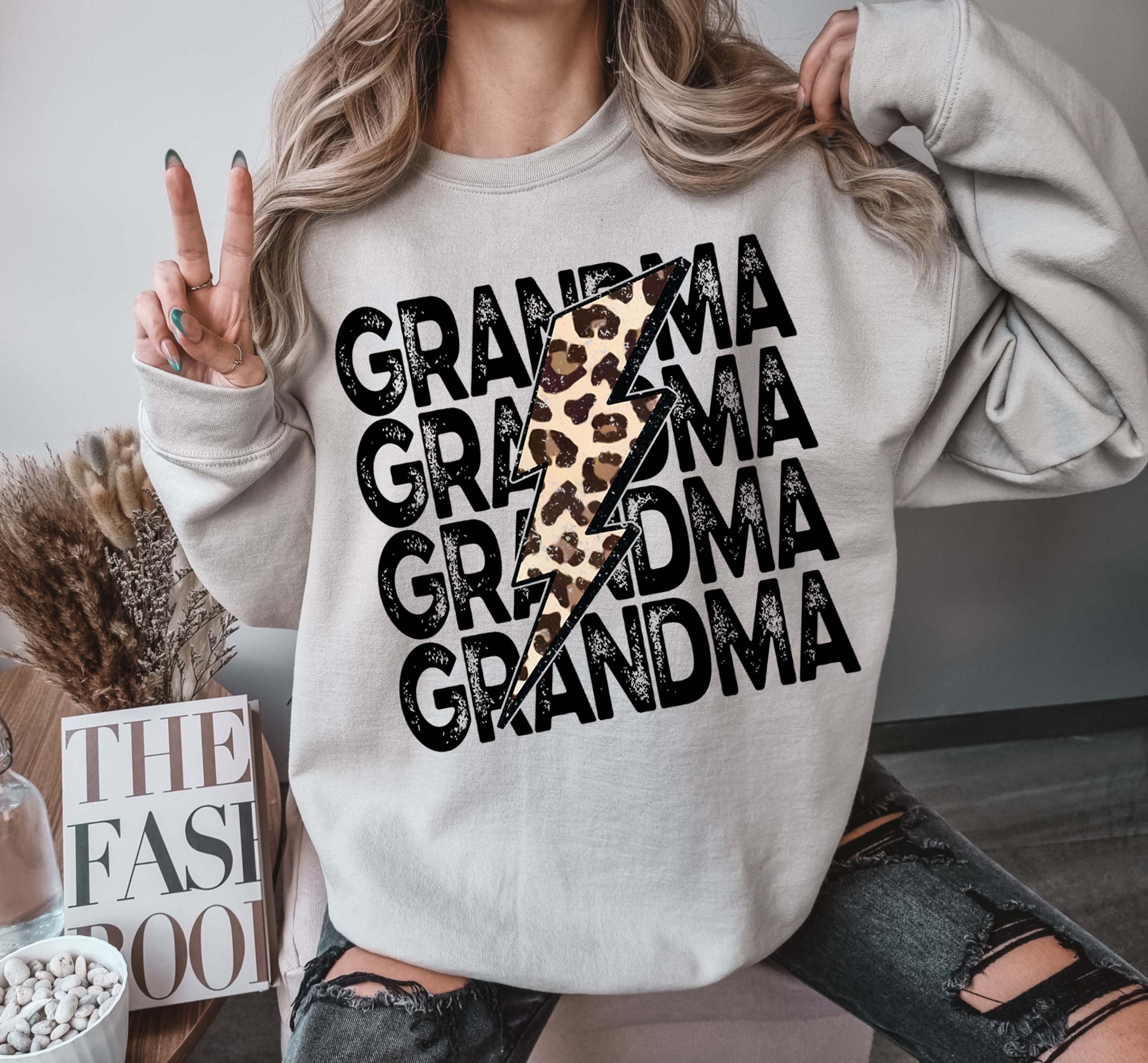 leopard grandma t shirt for new grandmas cute nana sweatshirt gift unique grandma life apparel 4aneu scaled