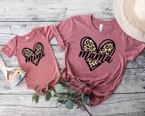 leopard mama mini matching shirt for mothers day cute mom life t shirt mamas girl leopard print tee 6bopu scaled