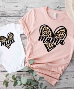 leopard mama mini matching shirt for mothers day cute mom life t shirt mamas girl leopard print tee 6dlyp