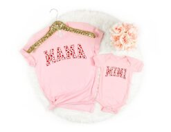 leopard mama shirt and mini matching shirt for mamas girl cute mother day shirts for moms and daughters cfmzy scaled