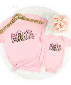 leopard mama shirt for mom and daughter matching outfits cute mini leopard t shirt for mothers day 9vhpc