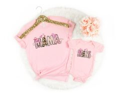 leopard mama shirt for mom and daughter matching outfits cute mini leopard t shirt for mothers day 9vhpc scaled