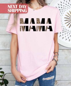 leopard mama shirt for mom life best mama shirt funny mom gift birthday and mothers day shirts 3bss1