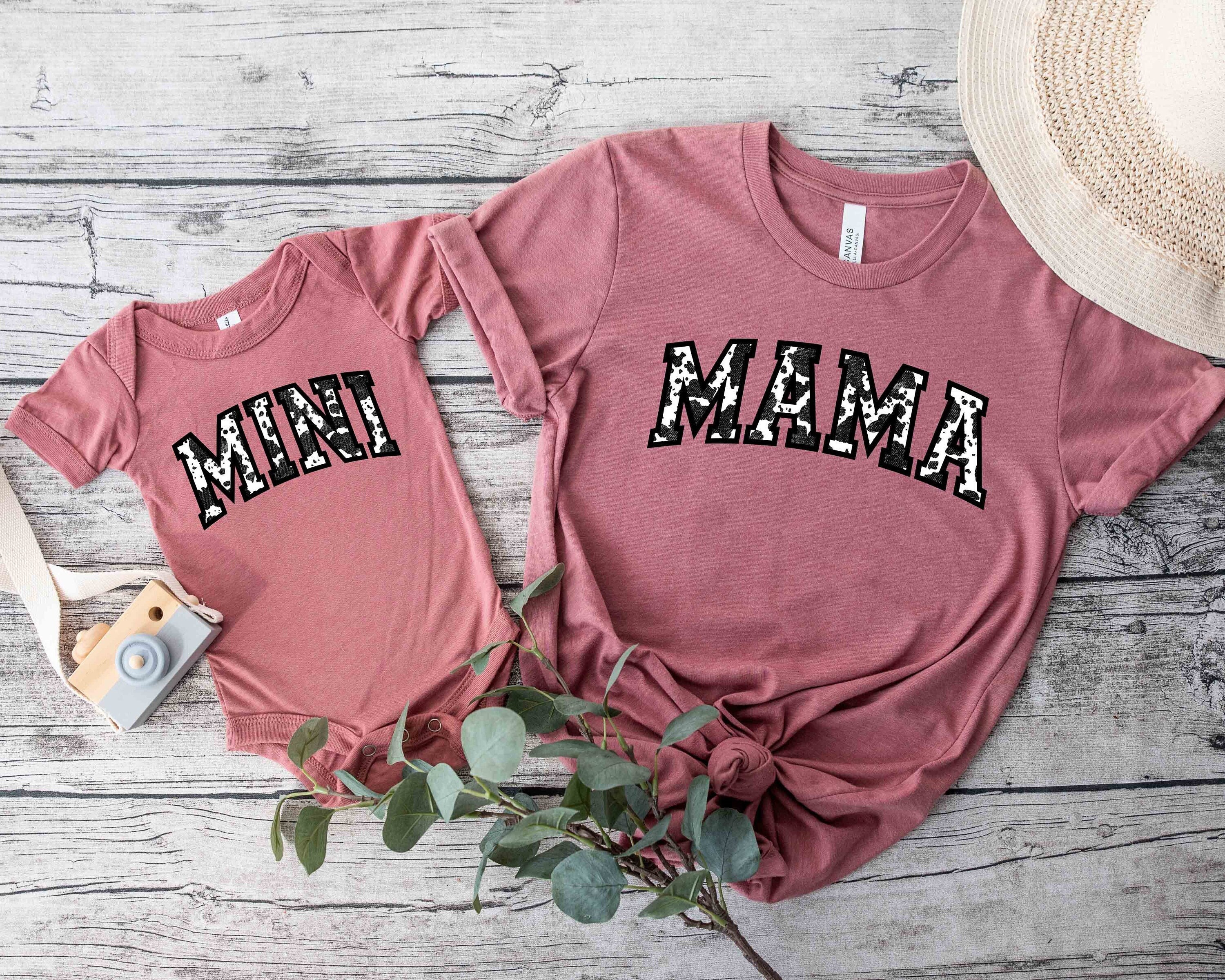 leopard mama shirt matching mini shirt for mom and daughter cute western style mothers day gift a35z5 scaled