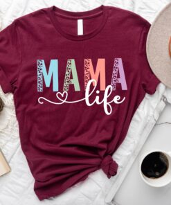 leopard mama shirt retro mom life sweatshirt cute mom t shirt best mom ever gift for mothers day q0xoj