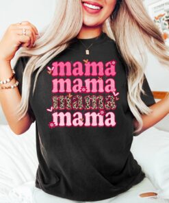 leopard mama shirt retro style cute mom life t shirt for mothers day best mom ever gifts and apparel j8aui