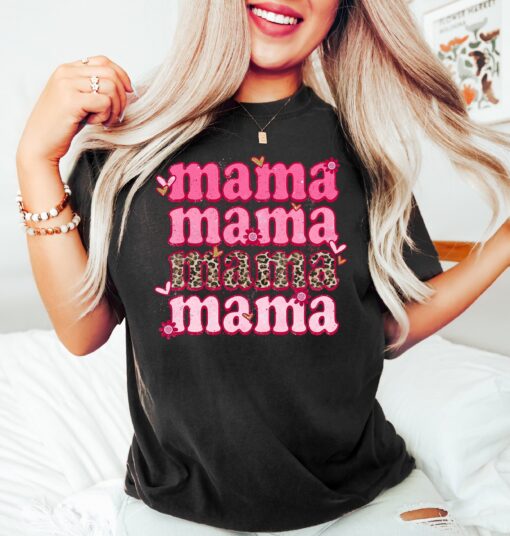 leopard mama shirt retro style cute mom life t shirt for mothers day best mom ever gifts and apparel j8aui scaled