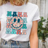 leopard mama shirt with retro smiley face for new moms trendy mothers day gift cute mom life t shirt s7ei7