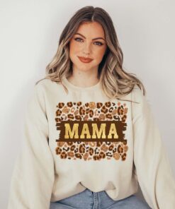 leopard mama sweatshirt cute mom life shirt for mothers day gift new mom hoodie best mom ever apparel uudyw