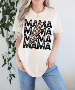 leopard mom shirt for birthday best mom ever tee cute leopard mama t shirt funny mom life shirt 6hbri