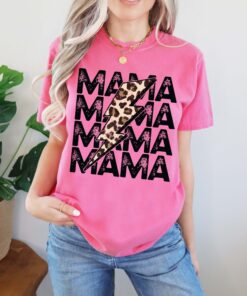 leopard mom shirt for birthday best mom ever tee cute leopard mama t shirt funny mom life shirt vczta