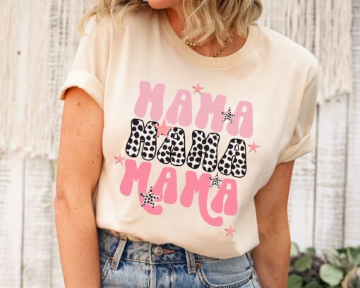 leopard print mama shirt cheetah mama tee cute mom t shirt for mothers day gifts best mom ever shirt leogk