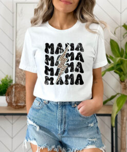 leopard print mama shirt with distressed design funny mom t shirt for mothers day birthday gifts 90s mom life tee pttd7