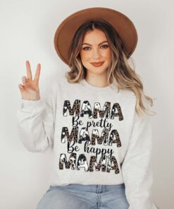 leopard print mama sweater funny mom life shirt best mom ever gift for mothers day new moms eusjh