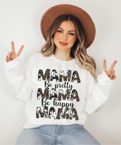 leopard print mama sweater funny mom life shirt best mom ever gift for mothers day new moms wddry