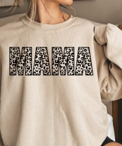 leopard print mama sweatshirt cute mom shirt for mothers day gifts unique cheetah print mama tee for moms 9qdah