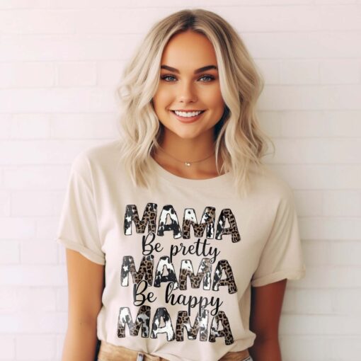 leopard print mama t shirt for mom life best mom ever shirt funny gift for mothers day new mom tee wm5vg