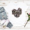 Leopard Print Mimi Shirt for Grandma Cute Cheetah Heart Tee Best Gifts for Mothers Day New Mimi Life Shirt