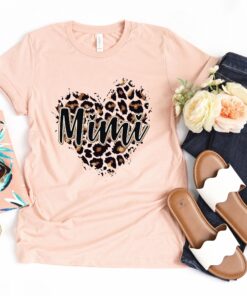 leopard print mimi shirt for grandma cute cheetah heart tee best gifts for mothers day new mimi life shirt y3mvt