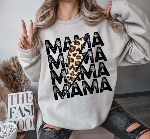 leopard print mom sweatshirt for mothers day best mom ever tee birthday gift for new moms cute mama shirt sph7j scaled