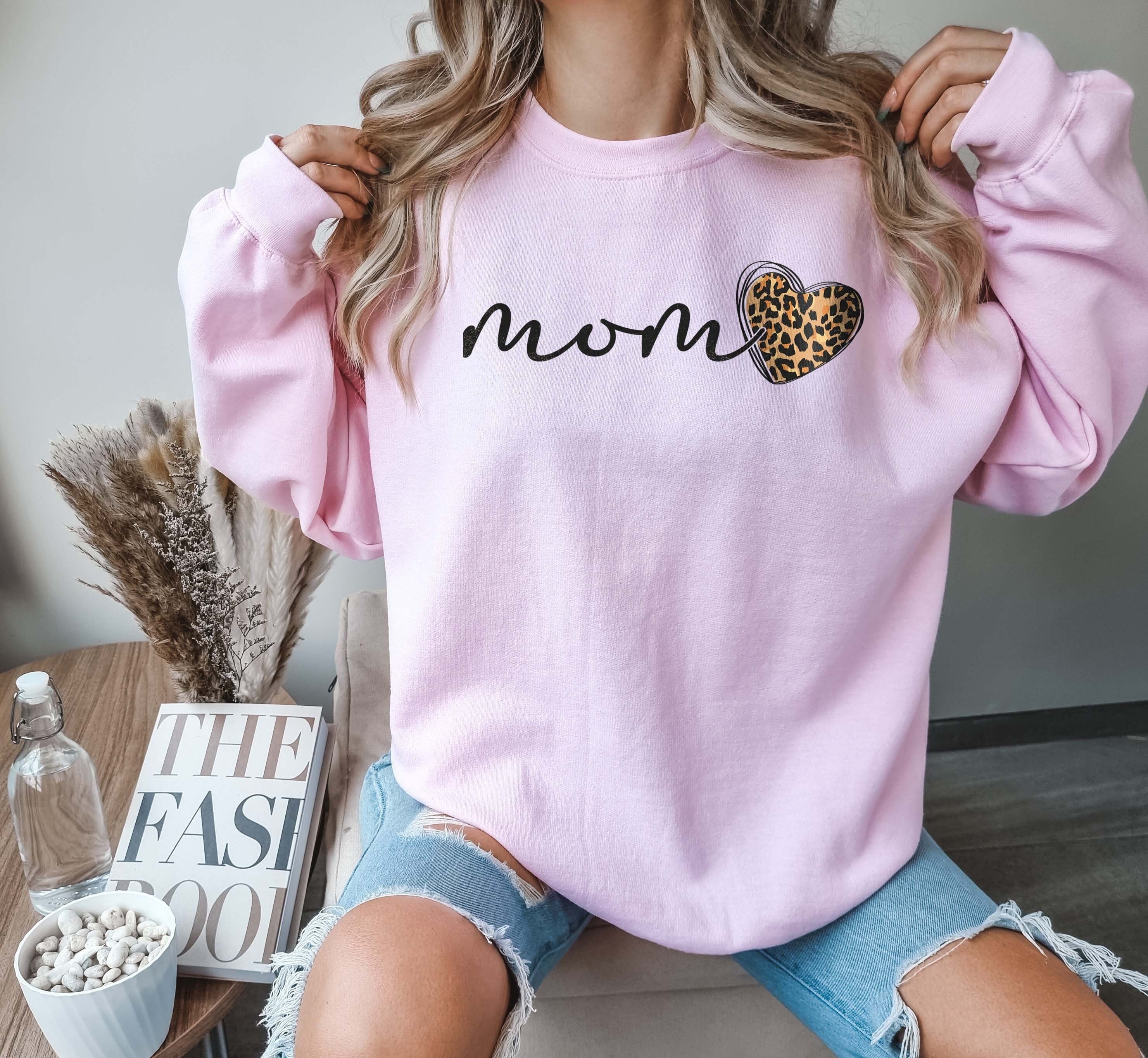 leopard print mom sweatshirt for mothers day cute mom life sweater with heart design best mom ever apparel rrue7 scaled