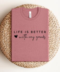 life is better with my grandkids sweatshirt for grandma and grandpa personalized gift for grandparents and grandchildren pulav