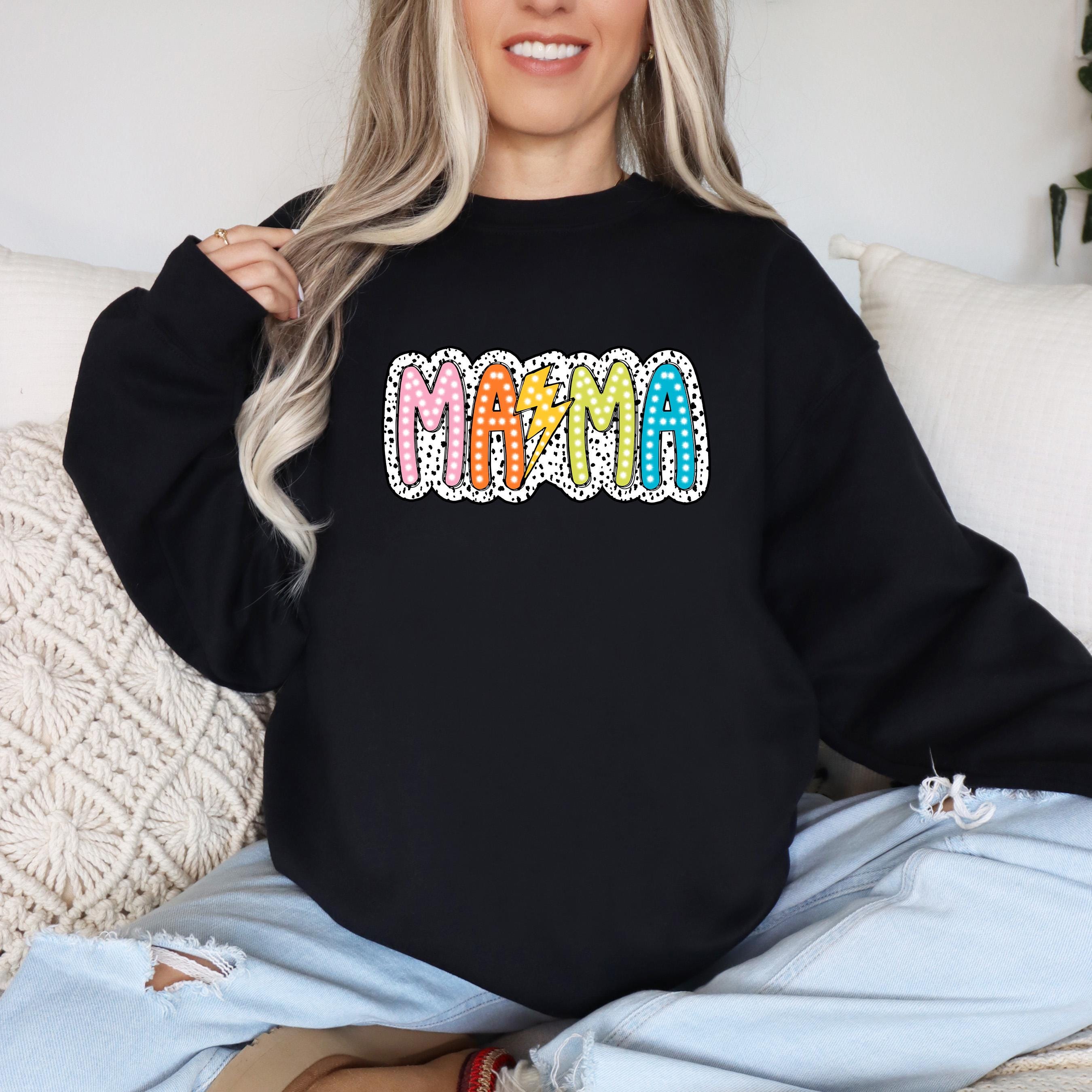 lightning bolt mama shirt for moms trendy mom sweatshirt mothers day gift cute new mom t shirt g0tjw