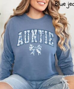 long sleeve aunt shirt cute auntie t shirt new aunt pregnancy announcement gift for aunt to be gykh2