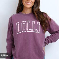 long sleeve grandma shirt for christmas birthday mothers day baby announcement reveal funny mom t shirt 8xgvh