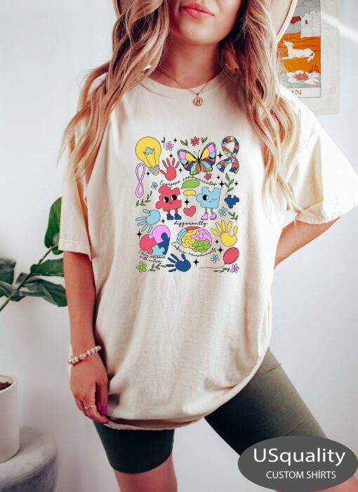loud and proud autism mama shirt for autism awareness neurodivergent mom life everyone communicates differently t shirt kla9y scaled