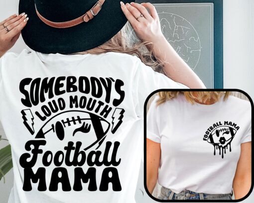 loud mouth football mama shirt for moms funny football sweatshirt perfect for fall game days and football season 5gkj9
