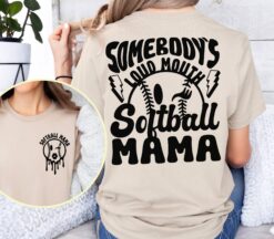 loud mouth softball mama shirt for game day funny softball mom t shirt best softball shirts for moms gde9p