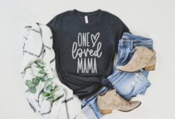 loved mama heart shirt cute mom t shirt for mothers day funny mom life tee personalized gifts for moms dvcyf