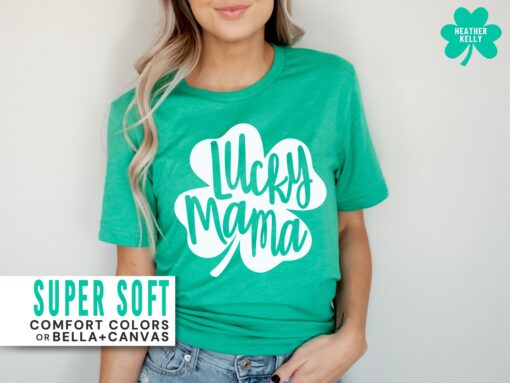 lucky mama shirt for st patricks day green clover mama tee best mom ever shirt funny mom life t shirt zndls scaled