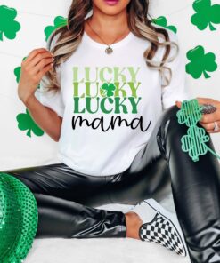 lucky mama shirt for st patricks day irish mom t shirt shamrock tee best gift for mothers day and st patricks celebration gcshx