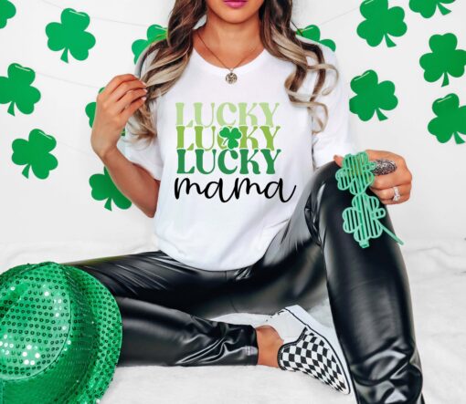 lucky mama shirt for st patricks day irish mom t shirt shamrock tee best gift for mothers day and st patricks celebration gcshx scaled