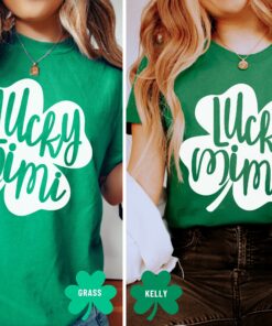 lucky mimi shirt for st patricks day green clover design funny mimi t shirt best saint pattys day shirt for moms n56sk