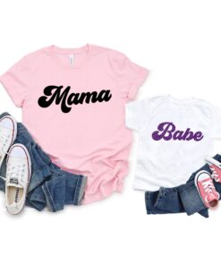 mama and babe matching shirts for mom and baby minimalist mommy and me t shirts ideal for mothers day baby shower gifts 0grvz