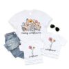 mama and baby shirt set matching mommy and me toddler tee raising wildflowers new mom shirt for mother daughter outfits zghb6