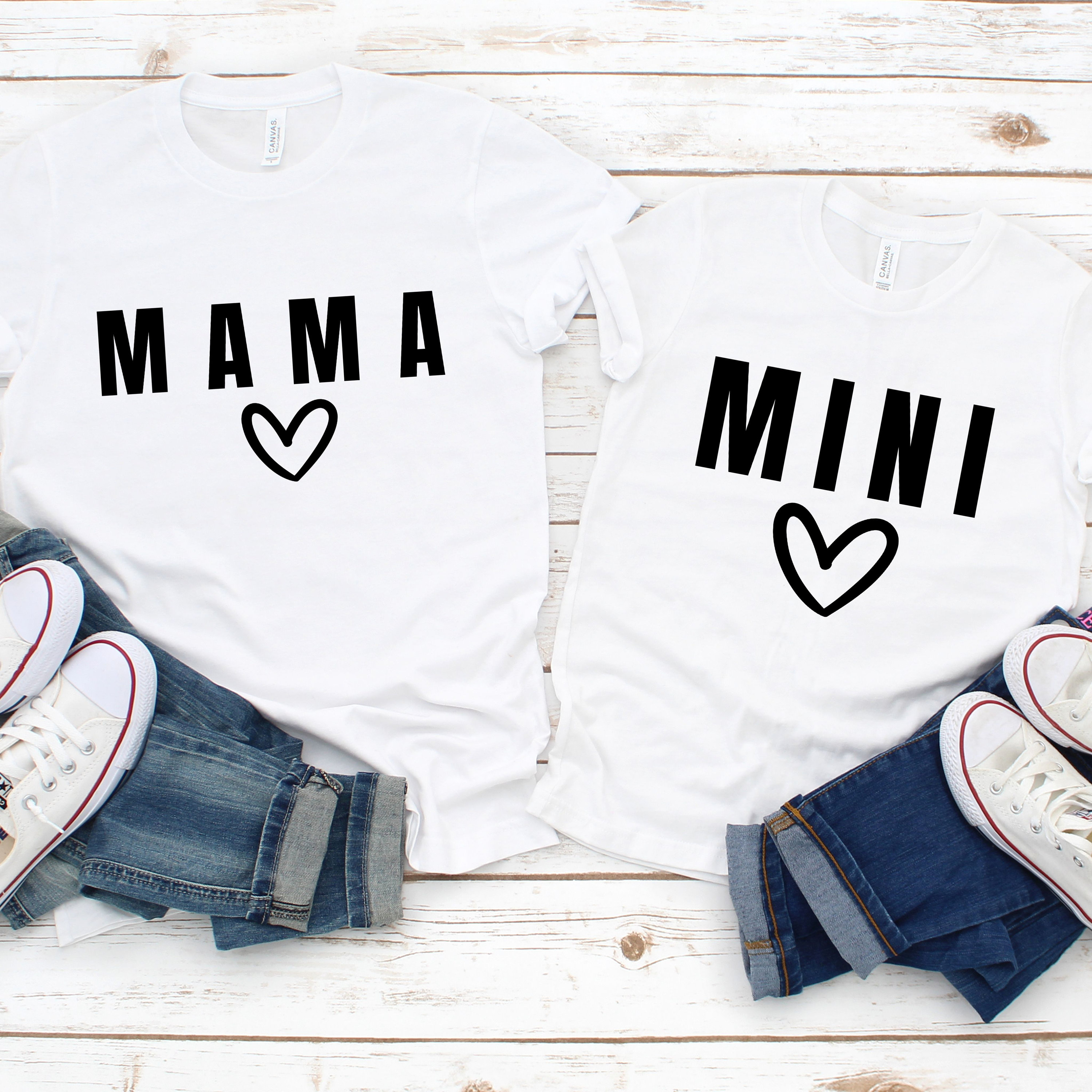 mama and mini heart shirt set for mothers day cute mama t shirt mommy and me outfits custom mama gifts ftjp5 scaled