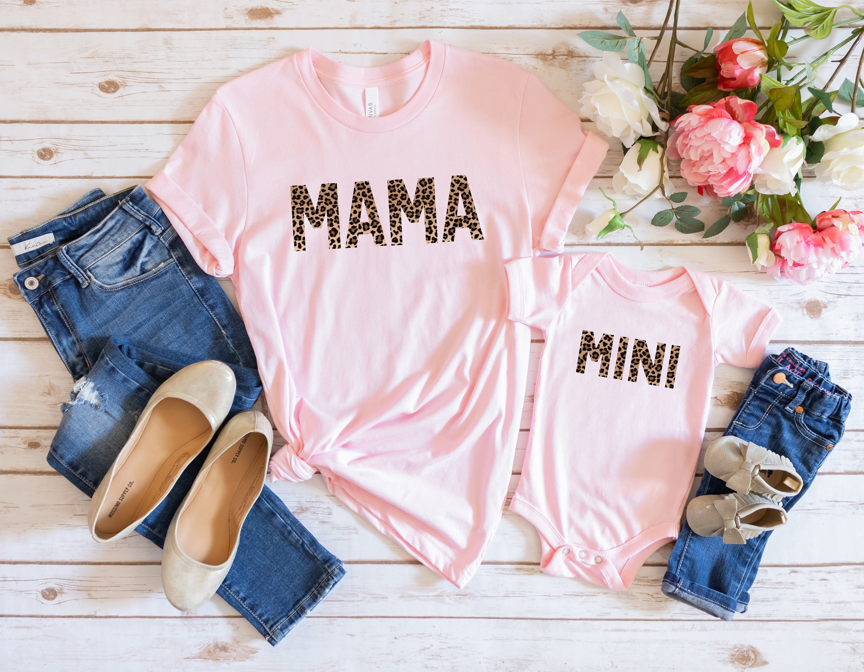 mama and mini leopard shirt mommy and me outfit for mother and daughter best mom ever gift for mothers day j09yh scaled