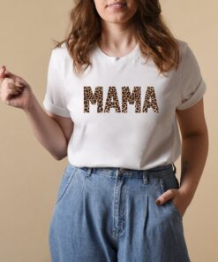 mama and mini leopard shirt mommy and me outfit for mother and daughter best mom ever gift for mothers day sxaf9