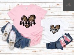 mama and mini matching rainbow valentines shirt set for mom and daughter cute gift idea sgtxf