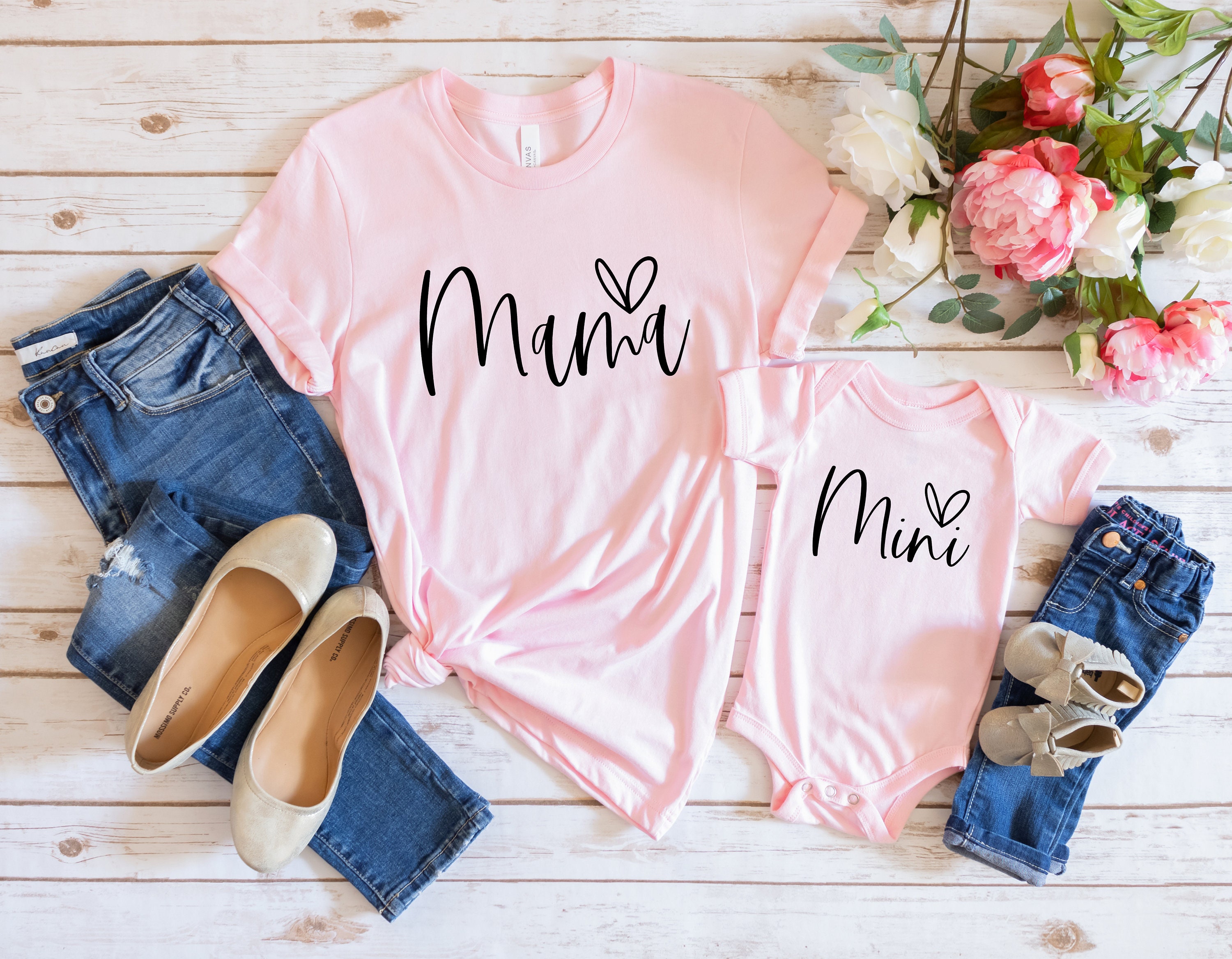 mama and mini matching shirts for mom and daughter mommy and me outfits cute mother daughter t shirts for mothers day jovic scaled