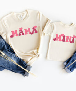 mama and mini shirt set for mothers day cute mama valentine shirt best mom ever gift for new mom and mama life rlemg