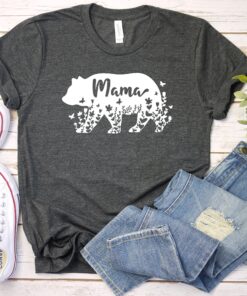 mama bear shirt for nature lovers funny mom t shirt unique gift for mom perfect mama bear and papa bear set itdxg