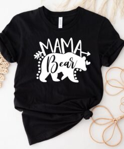 mama bear shirt with baby bear design for mothers day cute mom life shirts family matching outfits new mom gift gxfko